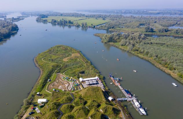 Biesbos Openwater Race 2023 luchtfoto Bart Wijna