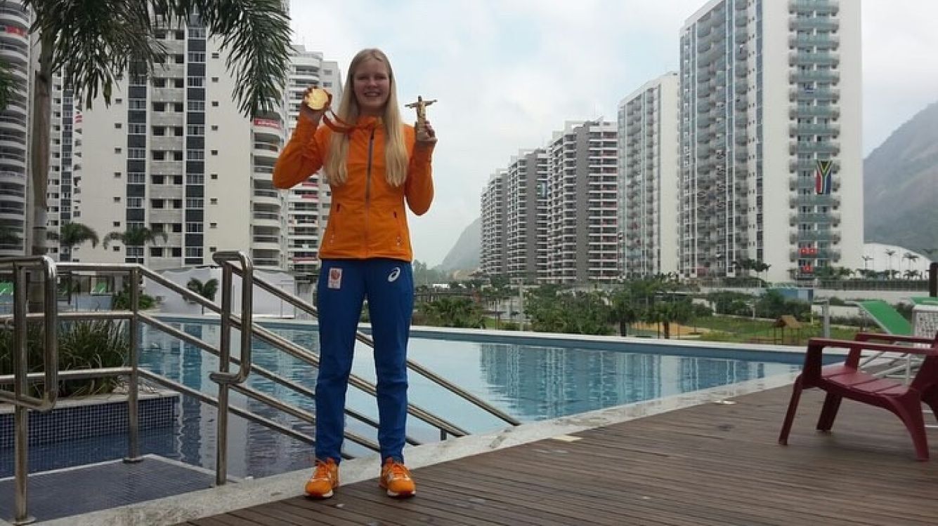 Liesette met medaille Rio