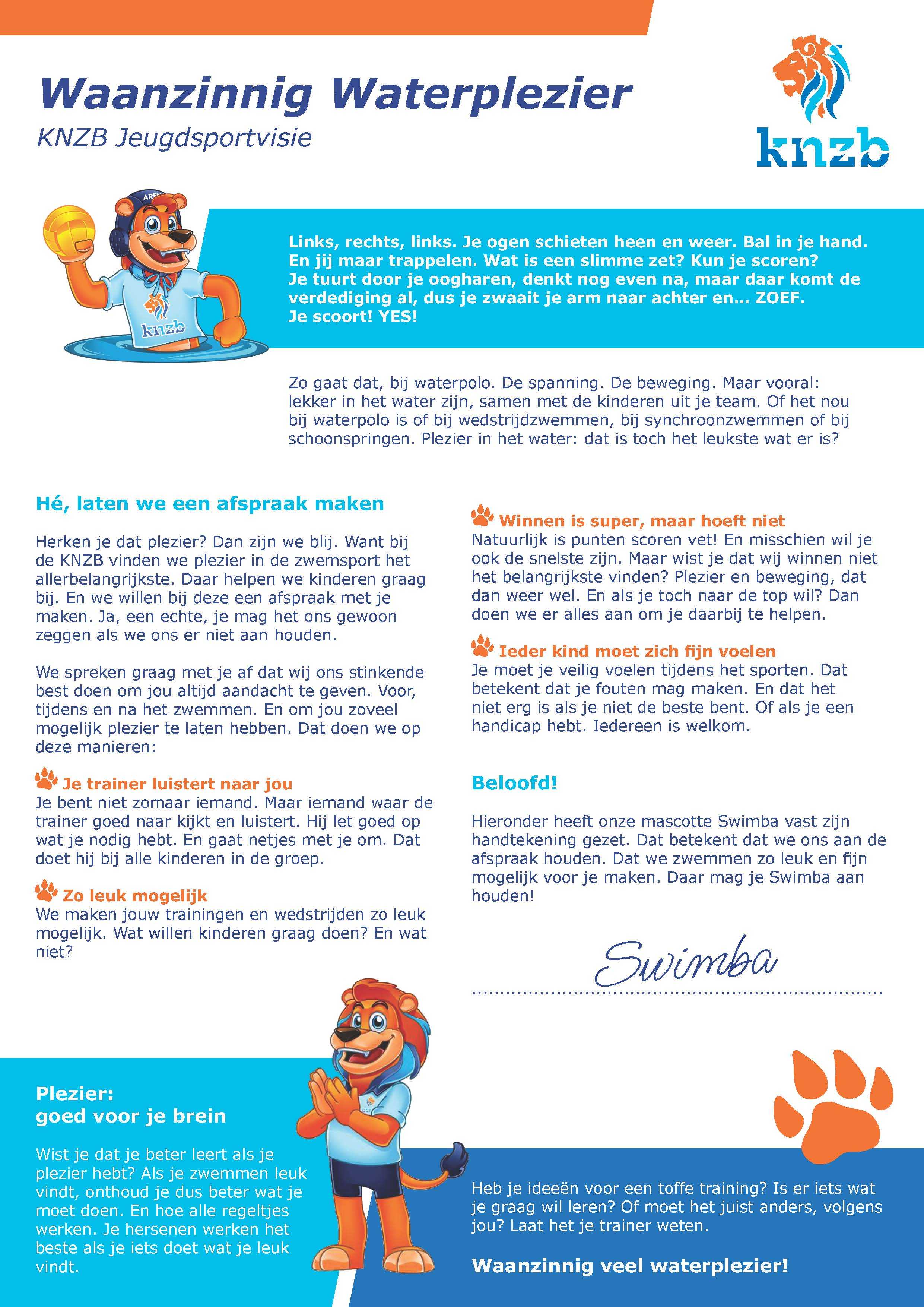 Kindversie Jeugdsportvisie