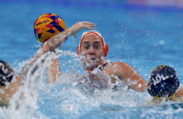 Kitty Lynn Joustra scoorde maar liefst zeven keer tegen Kazachstan 6 febr 2024 BSR AGENCY